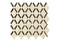 Noble White Cream Lattice w/Emp. Dark Mosaic Tile